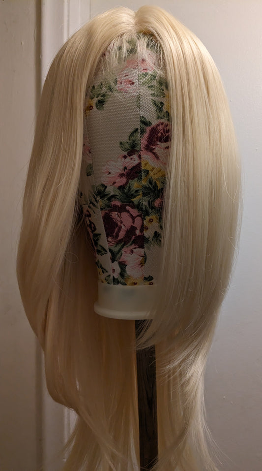 18 Inch Layered Wrap Style Wig - 613 Blonde